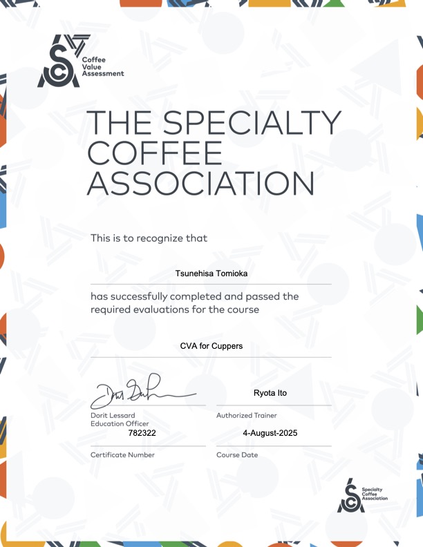  “CVA for Cuppers” by SCA